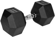 Rebel RBA-2325-27.5 Pogumovaná litinová činka HEX 27,5 kg - Dumbell