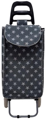 Intermarket Stars folding shopping trolley 95 × 35 × 28cm Main image Intermarket Stars folding shopping trolley 95 × 35 × 28cm - Shopping Bag - Main image