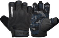 RDX T2 Vzpěračské poloprsté rukavice do posilovny S - Workout Gloves