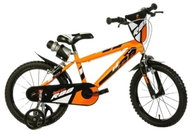 Dino Bikes Dětské kolo 16" oranžové - Children's Bike