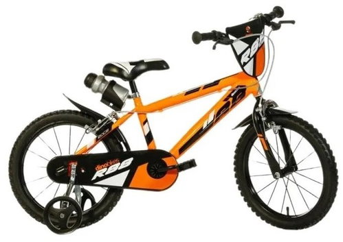 Dino Bikes Dětské kolo 16" oranžové - Children's Bike - Main image