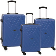 ENM Sada cestovních kufrů 3v1, modrá - Case Set