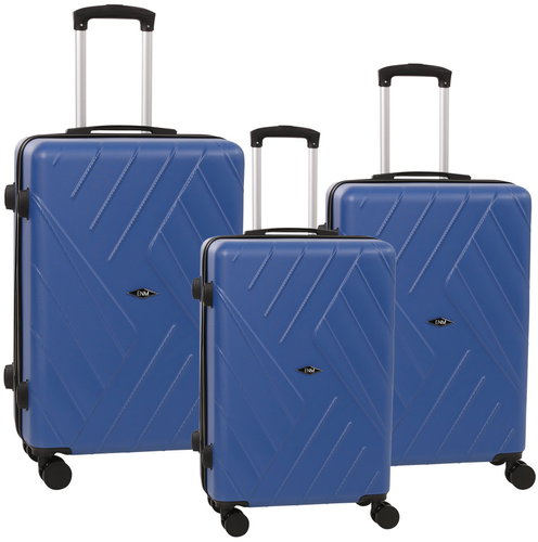 ENM Sada cestovních kufrů 3v1, modrá - Case Set - Main image