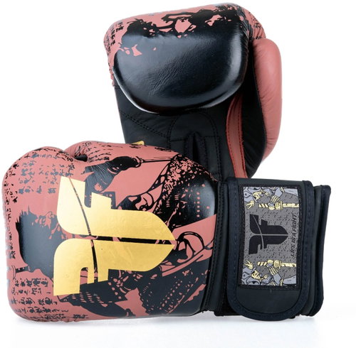 Fighter Samurai Boxing Gloves, Red - Boxing Gloves - Main image
