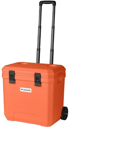 Naturehike 36L cool box with wheels, orange - Cooler Box - Main image