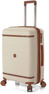 Benzi Velký kufr 75 cm BZ 5900 Beige - Suitcase