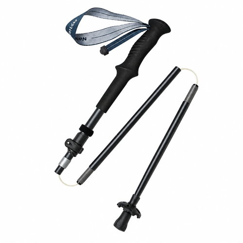 Naturehike Gale Pro aluminium folding trekking pole (103–120cm) 200g - black - Trekking pole - Main image