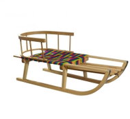 MASTER Sáně dřevěné 90 cm, s ohrádkou - Sledge