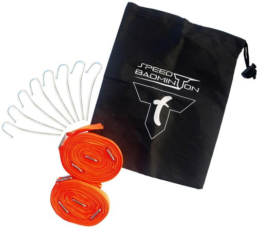 TALBOT TORRO Speed badminton lines with anchor - Crossminton Set - Main image