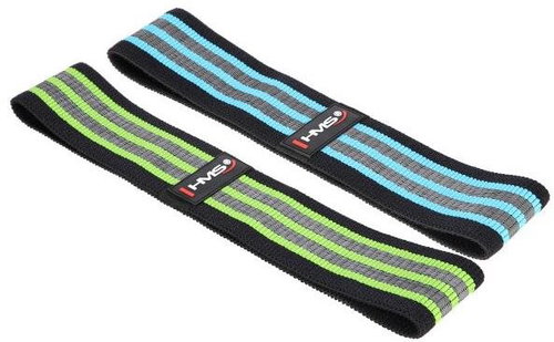 HMS HB12 2in1 Hip Band Resistance Rubber Set - Resistance Band Set - Main image