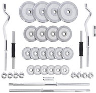 HMS STC55 55 kg Chrome dumbbell set in a suitcase - Exercise Set