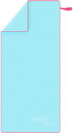 NILS aqua NAR13 light blue/pink microfiber - Towel