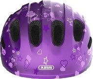 ABUS Smiley 2.0 purple star M - Kerékpáros sisak