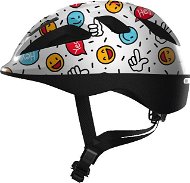 ABUS Smooty 2.0 White Smiley M - Bike Helmet