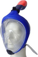 Maska na šnorchlovanie Celotvárová potápačská maska senior, modrá - Šnorchlovací maska