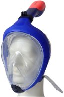 Celoobličejová potápěčská maska senior, modrá - Šnorchlovací maska