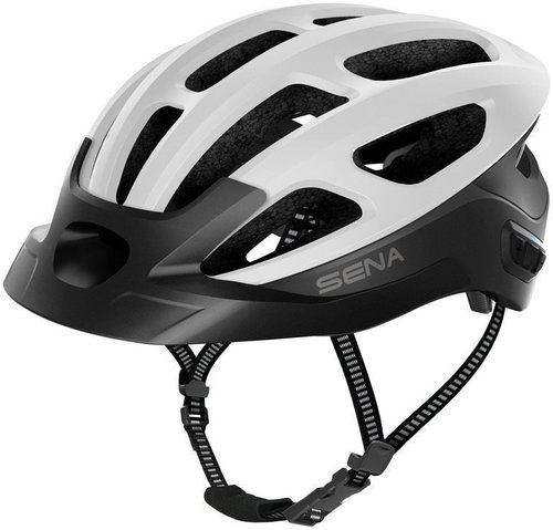 SENA bike helmet with headset R1 EVO, (matt white, size L) - Bike Helmet - Main image