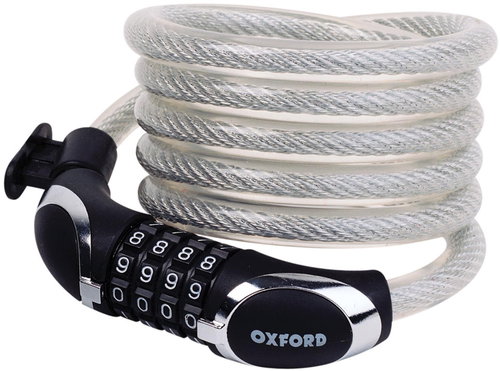OXFORD lock COMBI12, (length 1,8 m, cable diameter 12 mm, clear) - Bike Lock - Main image