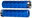 Grips LOCK-ON with screw-on sleeves and larger grip thickness, dark blue, length 130 mm