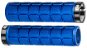 OXFORD gripy LOCK-ON so skrutkovacími objímkami a väčšou hr. úchopu, (tmavo modré, dĺžka 130 mm, 1 p - Gripy na bicykel