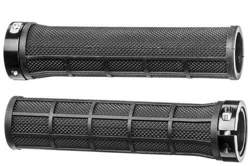 OXFORD LOCK-ON grips with screw-on sleeves and smaller grip thickness, (black, length 130 mm, 1 pair - Bicycle Grips - Main image