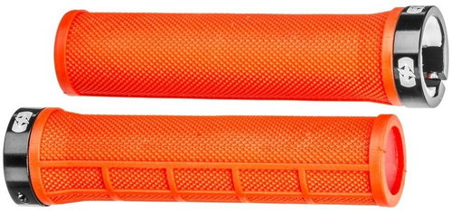 OXFORD LOCK-ON grips with screw-on sleeves and smaller grip thickness, (red, length 130 mm, 1 pair) - Bicycle Grips - Main image