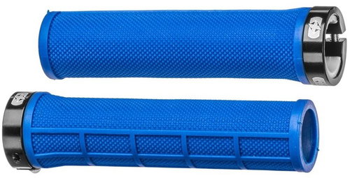 OXFORD LOCK-ON grips with screw-on sleeves and smaller grip thickness, dark blue, length 130 mm, 1 p - Bicycle Grips - Main image