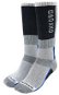 OXFORD podkolenky Thermal, sivé/čierne/modré - Ponožky