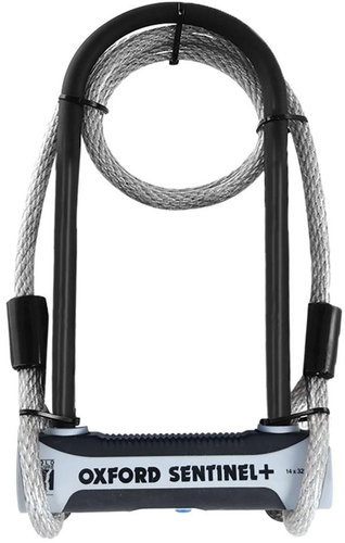 OXFORD U-lock profile SENTINEL SHACKLE DUO, (black/gray, pin height 320 mm, pin diameter 14 mm) - Bike Lock - Main image