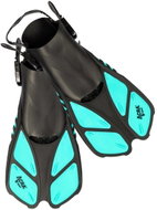 ACRA Diving fins F618, short, 42-47, turquoise - Fins