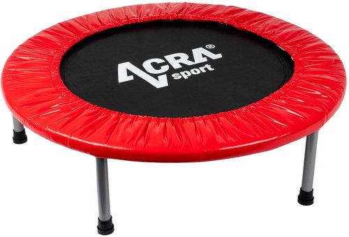 ACRA Trampoline, for indoor and outdoor use 80 cm red - Fitness Trampoline - Main image
