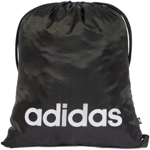 Adidas Unisex Linear sports drawstring bag, black - Sports Backpack - Main image