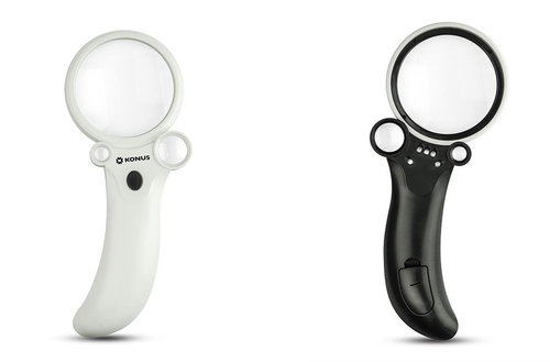 Konus LUX-60 reading magnifier with LED light - Magnifying Glass - Main image