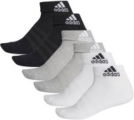 Adidas Cushioned Ankle, Black/Grey/White, size S - Socks