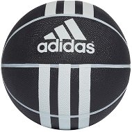 Adidas 3S Rubber X black 6 - Basketbalová lopta