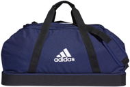 Sporttáska Adidas Tiro Duffel Bag Bottom Compartment M Blue, White - Sportovní taška
