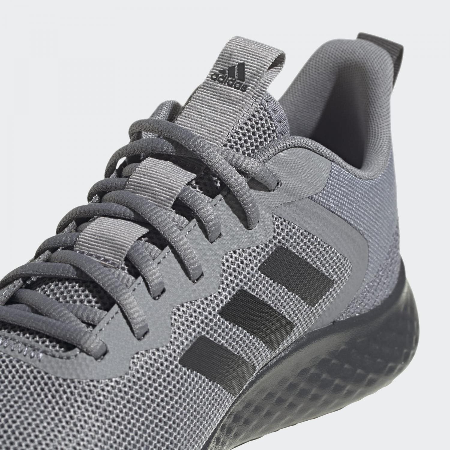 Adidas Fluidstreet, Grey/Black, size EU 47.33/293mm - Running Shoes |  Alza.cz