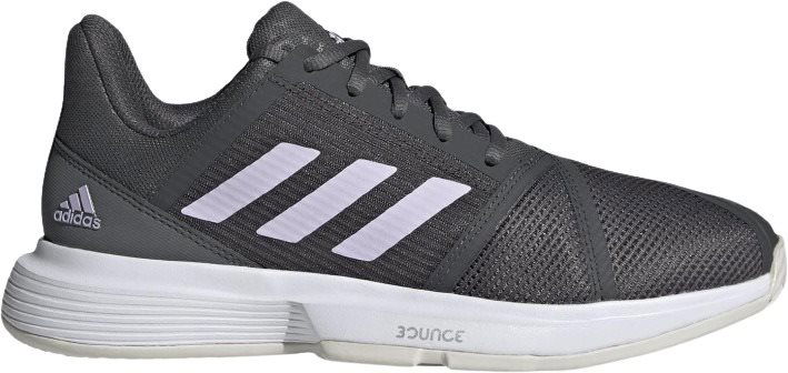 Adidas courtjam bounce white/black men's clearance shoe