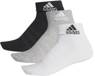Adidas Light 3 pairs black/grey/white size 43 - 45 EU - Socks