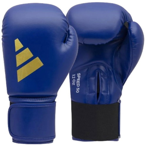 Adidas Boxing Gloves Speed 50 - blue/gold - 10 oz - Boxing Gloves - Main image