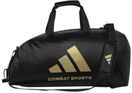ADIDAS 2in1 Bag PU Combat Sports S, black/gold - Sports Bag