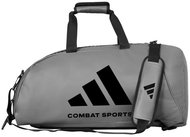ADIDAS 2in1 Bag PU Combat Sports grey/black - Sports Bag