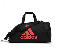 ADIDAS 2in1 Bag Polyester Combat Sports M, black/red - Sports Bag