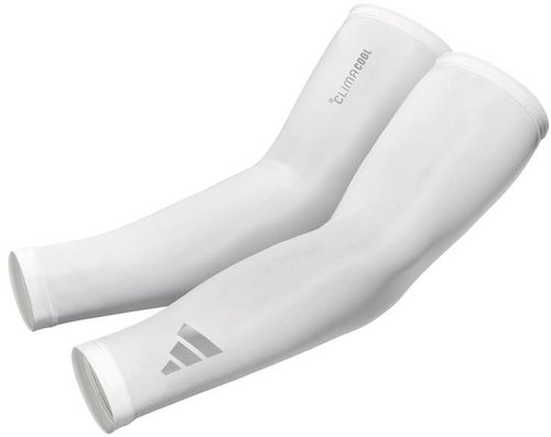 ADIDAS Climacool Compression Arm Sleeves, White, L/XL - Compression Sleeves - Main image