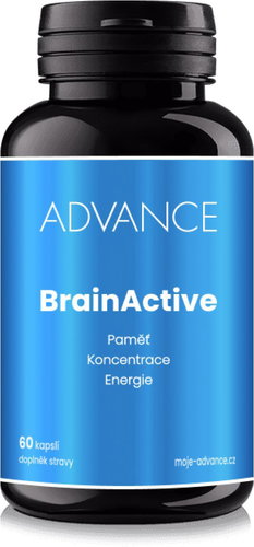 ADVANCE BrainActive 60 capsules - memory, concentration, energy - Dietary Supplement - Main image