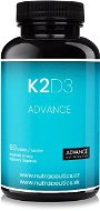 Vitamíny ADVANCE K2D3 60 tablet - vitamín K2 vo forme MK7 + Omega 3 - Vitamíny