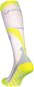 ROYAL BAY® Air, white and yellow - knee socks