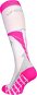 ROYAL BAY® Air, white-pink - knee socks