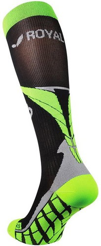 ROYAL BAY® Air, 42-44 / C2, black and green - knee socks - Main image