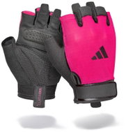 Adidas Tréninkové rukavice Essential, růžová síťovina M - Workout Gloves